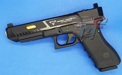 G&P Custom TTI Glock 34 Gas Blow Back Pistol (CNC Slide)(Black) - Click Image to Close